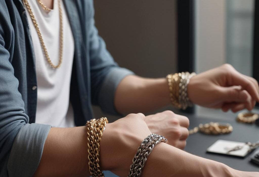 Мужские цепочечные браслеты: обзор вариантов, материалов и ухода