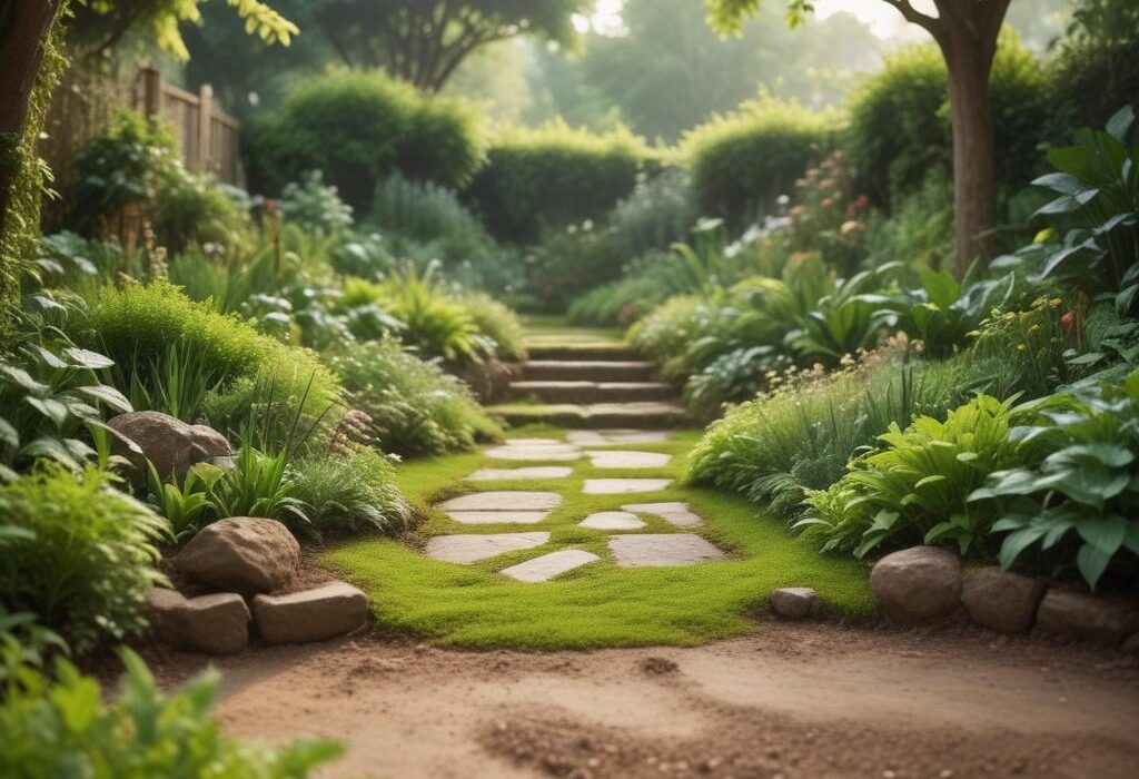 Ландшафтный дизайн и применение экопочвы