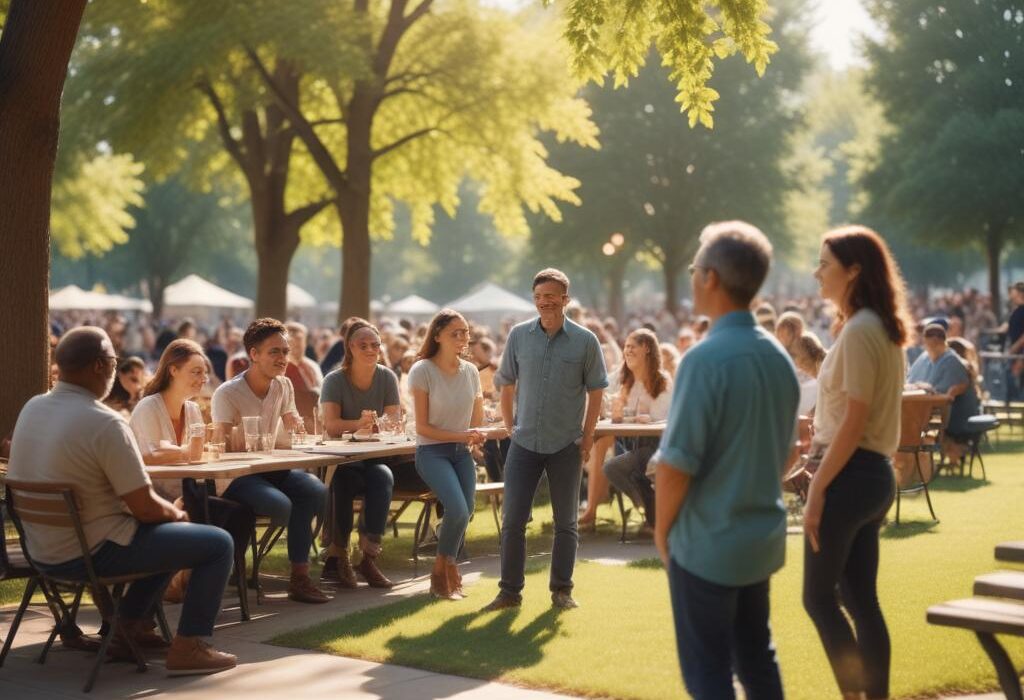 Социальная сеть для общения соседей