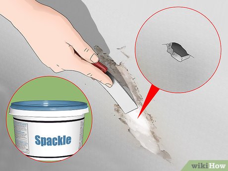 Step 3 Заделайте трещины и. 