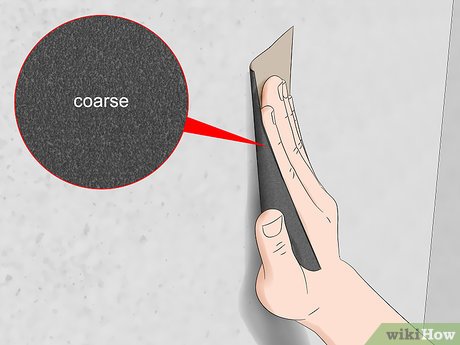 Step 4 Зачистите стены грубой. 